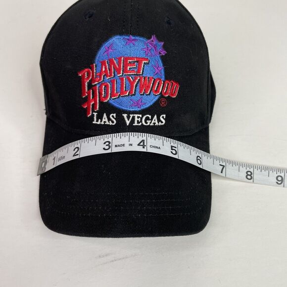 Vintage Planet Hollywood Las Vegas Hat, Adjustable Hook And Loop, Black - Picture 8 of 9